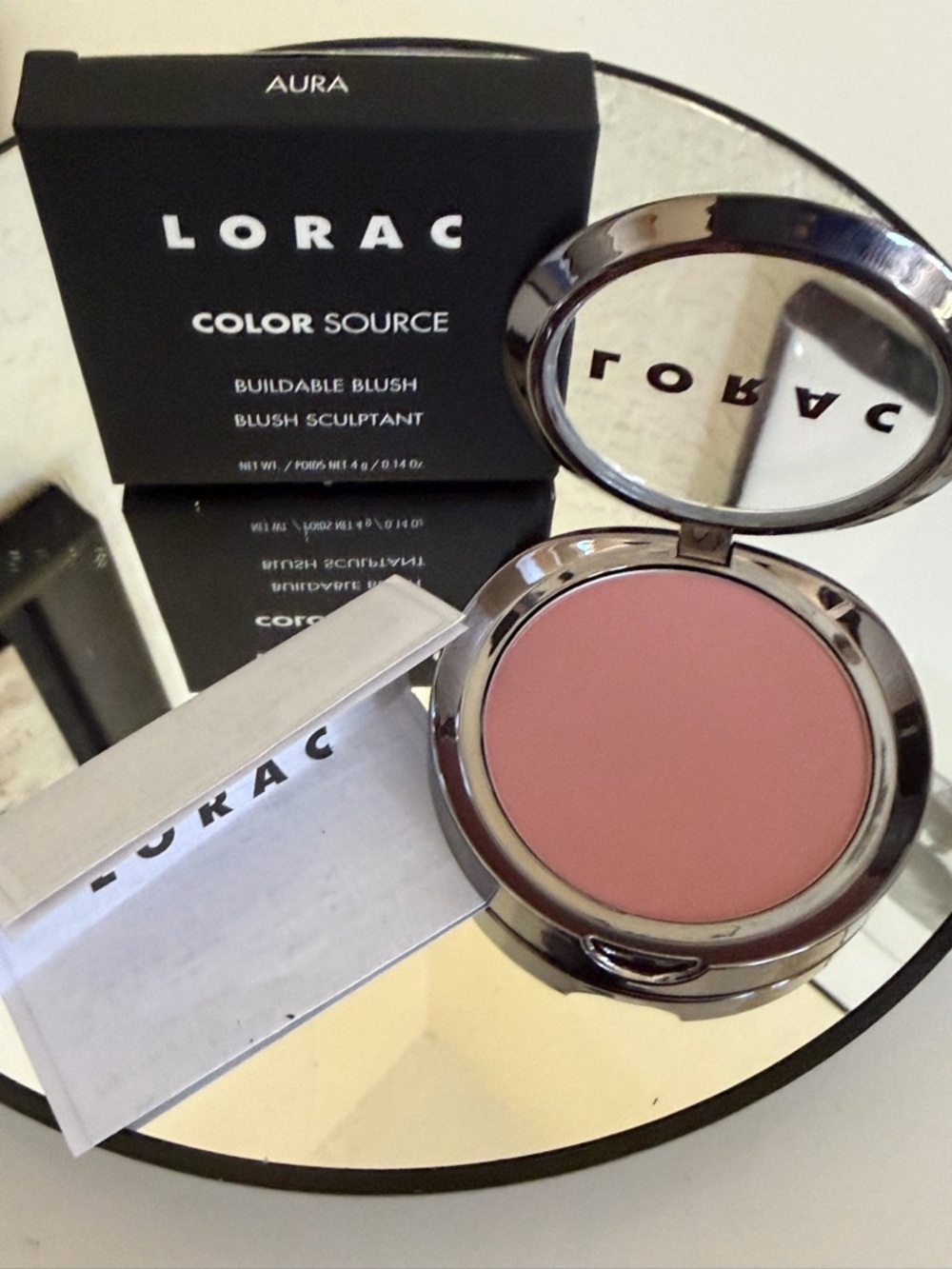 LORAC Color Source Buildable Blush, Anti-Aging Makeup ~ Infrared Aura Matte - Picture 5 of 10